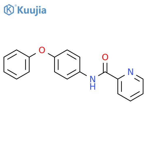 N-(4-phenoxyphenyl)pyridine-2-carboxamide structure