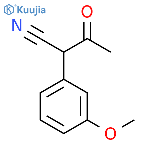 a-Acetyl-3-methoxybenzeneacetonitrile structure