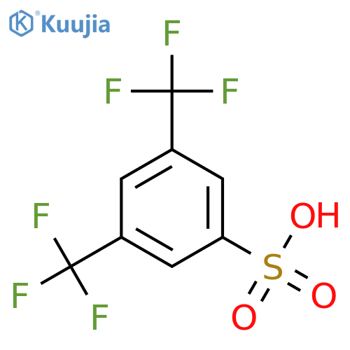 Benzenesulfonic acid, 3,5-bis(trifluoromethyl)- structure