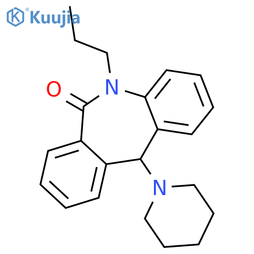 6H-Dibenz[b,e]azepin-6-one,5,11-dihydro-11-(1-piperidinyl)-5-propyl- structure