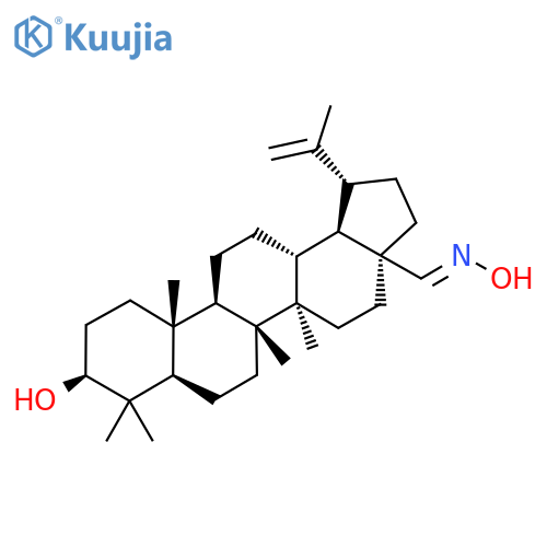 3beta-Hydroxy-lup-20(29)-en-28-al oxime structure