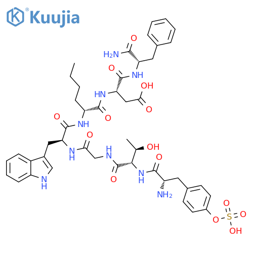 Caerulein,1-de(5-oxo-L-proline)-2-de-L-glutamine-3-de-L-aspartic acid-8-L-norleucine-(8CI,9CI) structure