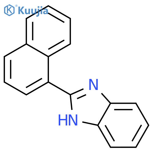 2-(Naphthalen-1-yl)-1H-1,3-benzodiazole structure