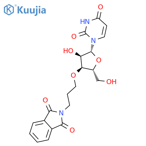 Uridine, 3'-O-[3-(1,3-dihydro-1,3-dioxo-2H-isoindol-2-yl)propyl]- structure