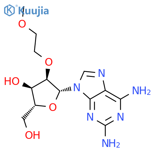 Adenosine,2-amino-2'-O-(2-methoxyethyl)- (9CI) structure