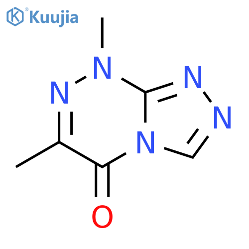 1,2,4-Triazolo[3,4-c][1,2,4]triazin-5(8H)-one, 6,8-dimethyl- structure