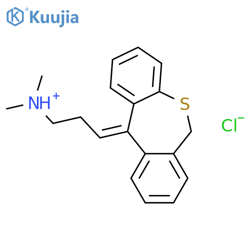 1-Propanamine,3-dibenzo[b,e]thiepin-11(6H)-ylidene-N,N-dimethyl-, hydrochloride, (E)- (9CI) structure