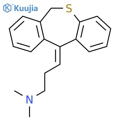 dimethyl({3-(2E)-9-thiatricyclo9.4.0.0,3,8pentadeca-1(15),3,5,7,11,13-hexaen-2-ylidenepropyl})amine structure