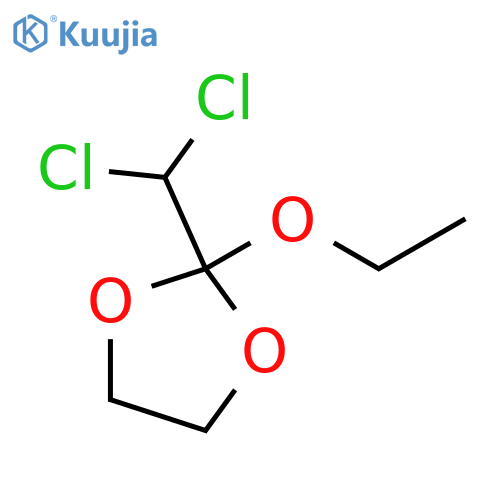 1,3-Dioxolane, 2-(dichloromethyl)-2-ethoxy- structure