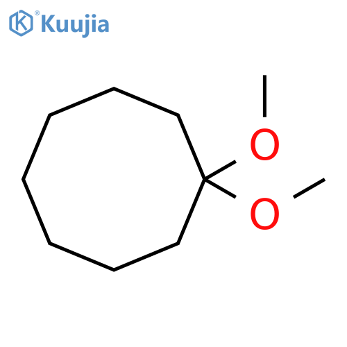 Cyclooctane, 1,1-dimethoxy- structure