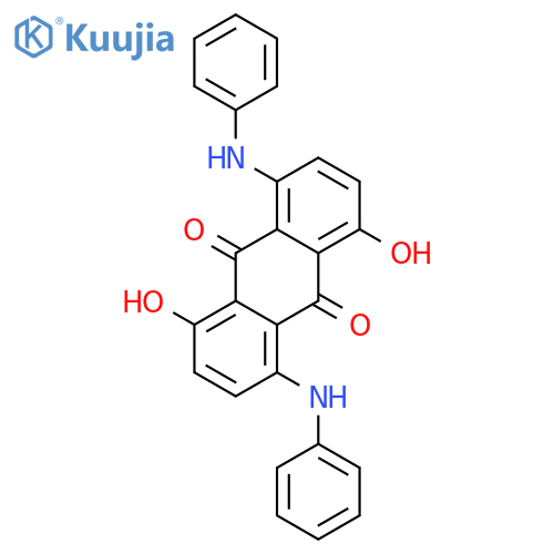 9,10-Anthracenedione,1,5-dihydroxy-4,8-bis(phenylamino)- structure