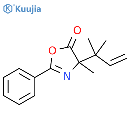 5(4H)-Oxazolone,4-(1,1-dimethyl-2-propen-1-yl)-4-methyl-2-phenyl- structure
