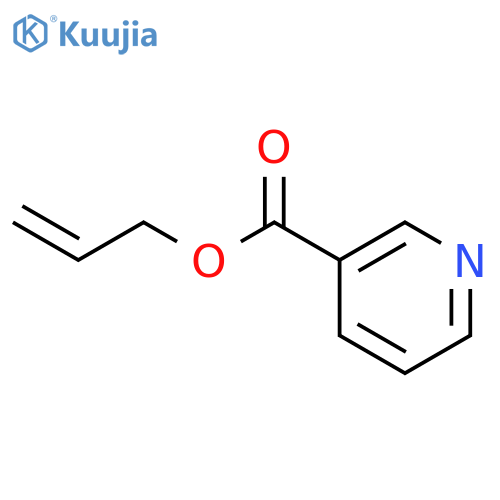 3-Pyridinecarboxylicacid, 2-propen-1-yl ester structure