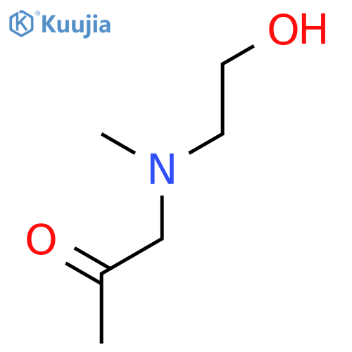 1-(2-hydroxyethyl)(methyl)aminoacetone structure