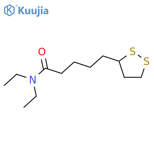 1,2-Dithiolane-3-pentanamide,N,N-diethyl- structure