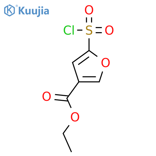 5-Chlorosulfonyl-furan-3-carboxylic Acid Ethyl Ester structure