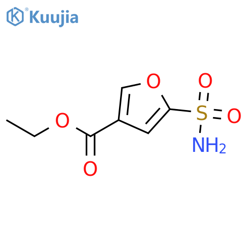 5-Sulfamoyl-furan-3-carboxylic Acid ethyl ester structure