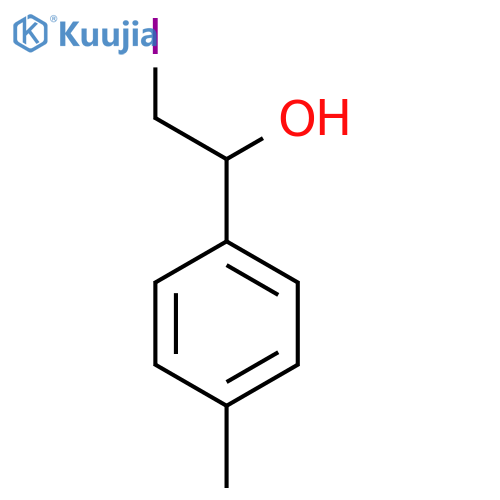 2-Iodo-1-(4-methylphenyl)ethan-1-ol structure