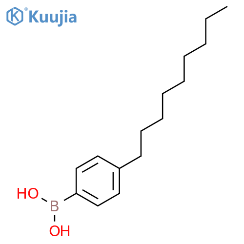 4-N-nonylphenylboronic acid structure