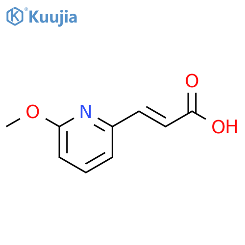 3-(6-methoxypyridin-2-yl)prop-2-enoic acid structure