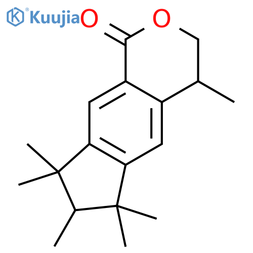 Cyclopenta[g]-2-benzopyran-1(3H)-one, 4,6,7,8-tetrahydro-4,6,6,7,8,8-hexamethyl-, (4S)- structure