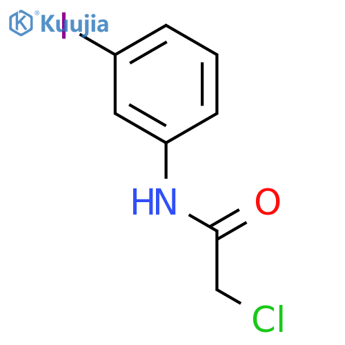 2-chloro-N-(3-iodophenyl)acetamide structure