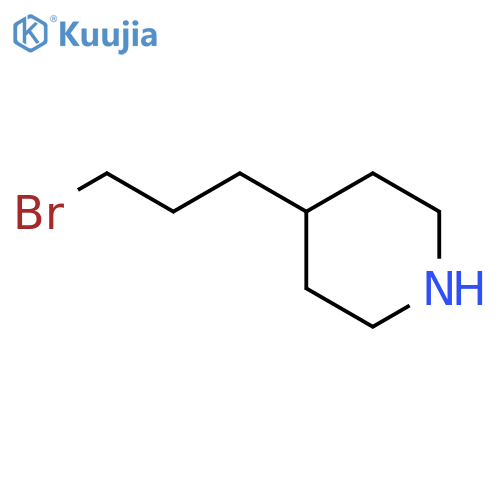 4-(3-Bromopropyl)piperidine structure