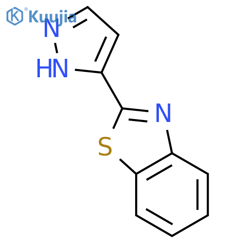 2-(1H-Pyrazol-3-Yl)-1,3-Benzothiazole Hydrochloride structure