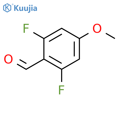 2,6-Difluoro-4-methoxybenzaldehyde structure