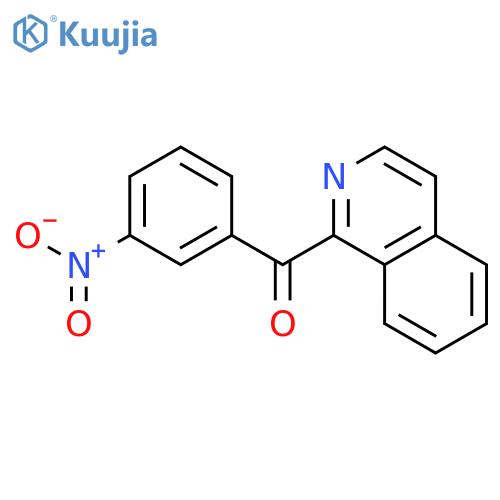 Methanone, 1-isoquinolinyl(3-nitrophenyl)- structure