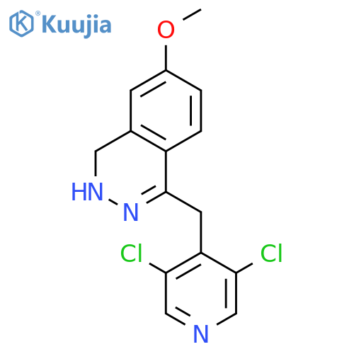 Phthalazine, 4-[(3,5-dichloro-4-pyridinyl)methyl]-1,2-dihydro-7-methoxy- structure