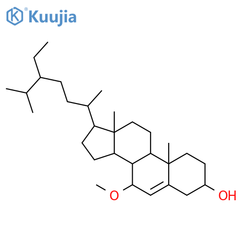 Stigmast-5-en-3-ol,7-methoxy-, (3b,7a)- structure