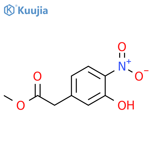 methyl 3-hydroxy-4-nitrophenylacetate structure