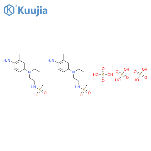 N-(2-((4-Amino-3-methylphenyl)(ethyl)amino)-ethyl)methanesulfonamide sulfate (2:3) structure
