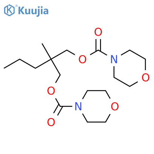 4-Morpholinecarboxylicacid, 2-methyl-2-propyltrimethylene ester (8CI) structure