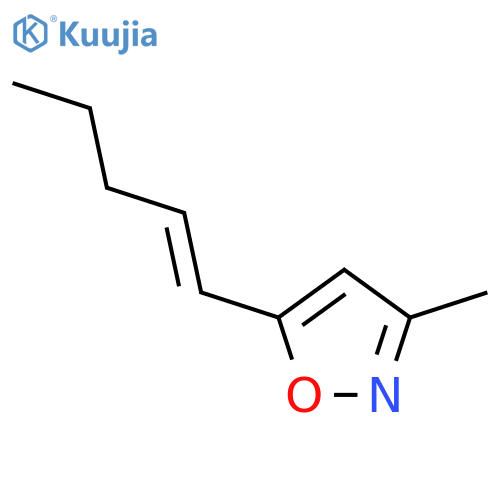Isoxazole,3-methyl-5-(1E)-1-penten-1-yl- structure