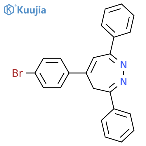 5-(4-Bromophenyl)-3,7-diphenyl-4H-diazepine structure