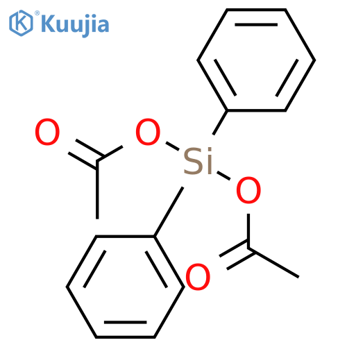 Diacetoxydiphenylsilane structure