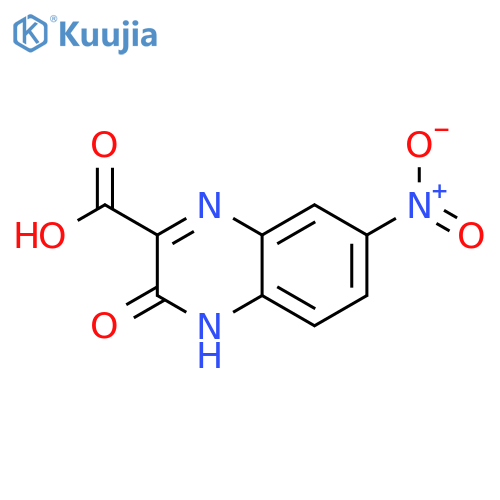 2-Quinoxalinecarboxylicacid, 3,4-dihydro-7-nitro-3-oxo- structure