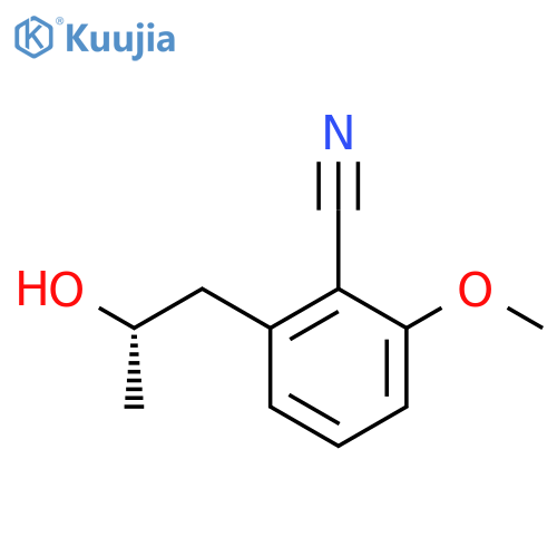 (S)-2-(2-Hydroxypropyl)-6-methoxybenzonitrile structure