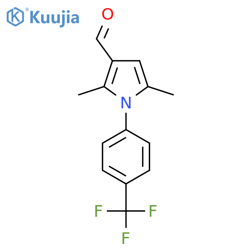 2,5-Dimethyl-1-4-(Trifluoromethyl)Phenyl-1H-Pyrrole-3-Carbaldehyde structure