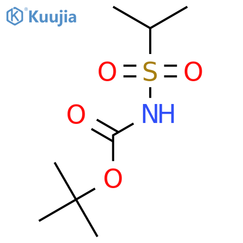 Carbamic acid, [(1-methylethyl)sulfonyl]-, 1,1-dimethylethyl ester structure