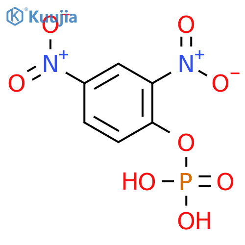 Phenol, 2,4-dinitro-,1-(dihydrogen phosphate) structure