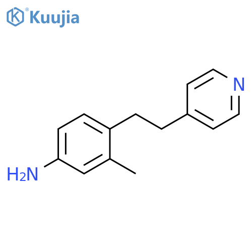 Benzenamine, 3-methyl-4-[2-(4-pyridinyl)ethyl]- structure
