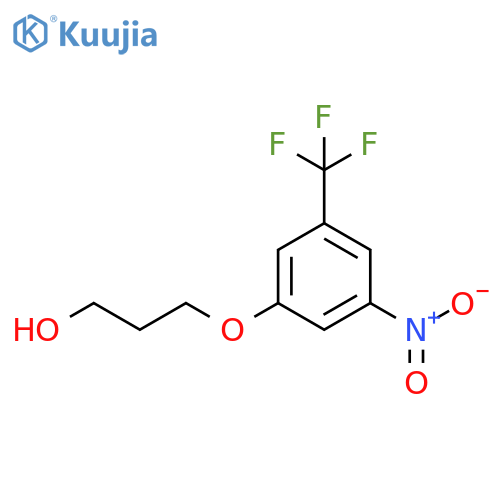 1-Propanol, 3-[3-nitro-5-(trifluoromethyl)phenoxy]- structure