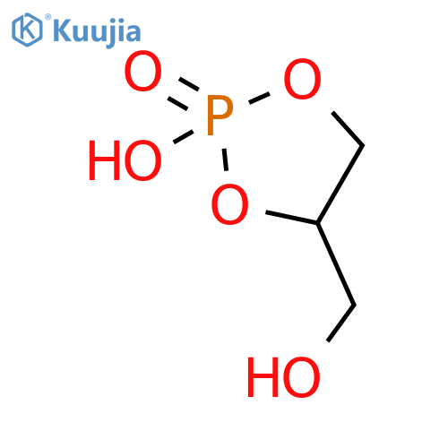 1,3,2-DIOXAPHOSPHOLANE-4-METHANOL, 2-HYDROXY-, 2-OXIDE structure