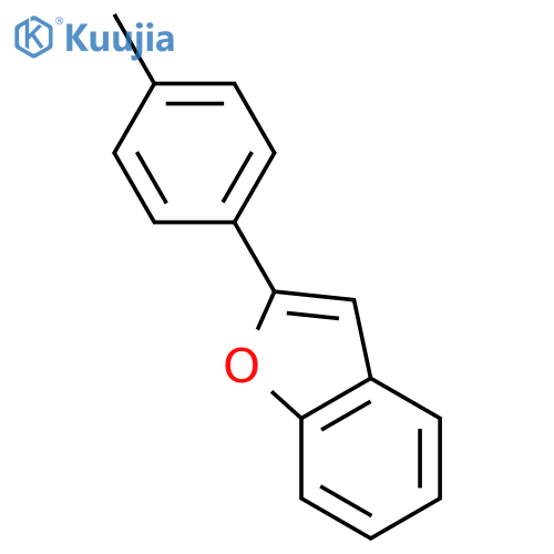 Benzofuran, 2-(4-methylphenyl)- structure