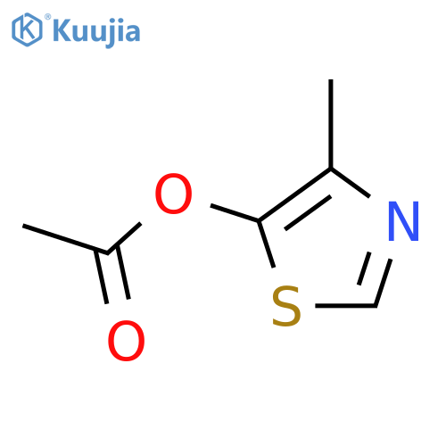 5-Thiazolol, 4-methyl-,5-acetate structure