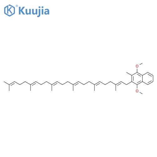 2-[(2E,6E,10E,14E,18E)-3,7,11,15,19,23-Hexamethyl-2,6,10,14,18,22-tetracosahexaen-1-yl]-1,4-dimethoxy-3-methylnaphthalene structure