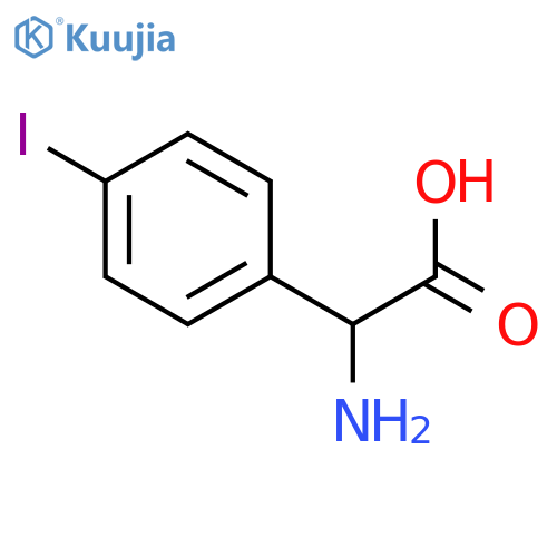 (R)-2-Amino-2-(4-iodophenyl)acetic acid structure